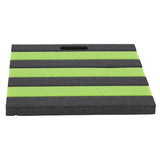 Tapis de genou 35 x 30 cm noir vert | 4 pièces