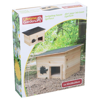 Maison hérisson en bois de jardin Lifetime 32x26x20 cm