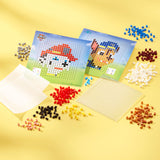 Totum patte patrouille créative avec perles thermocollantes
