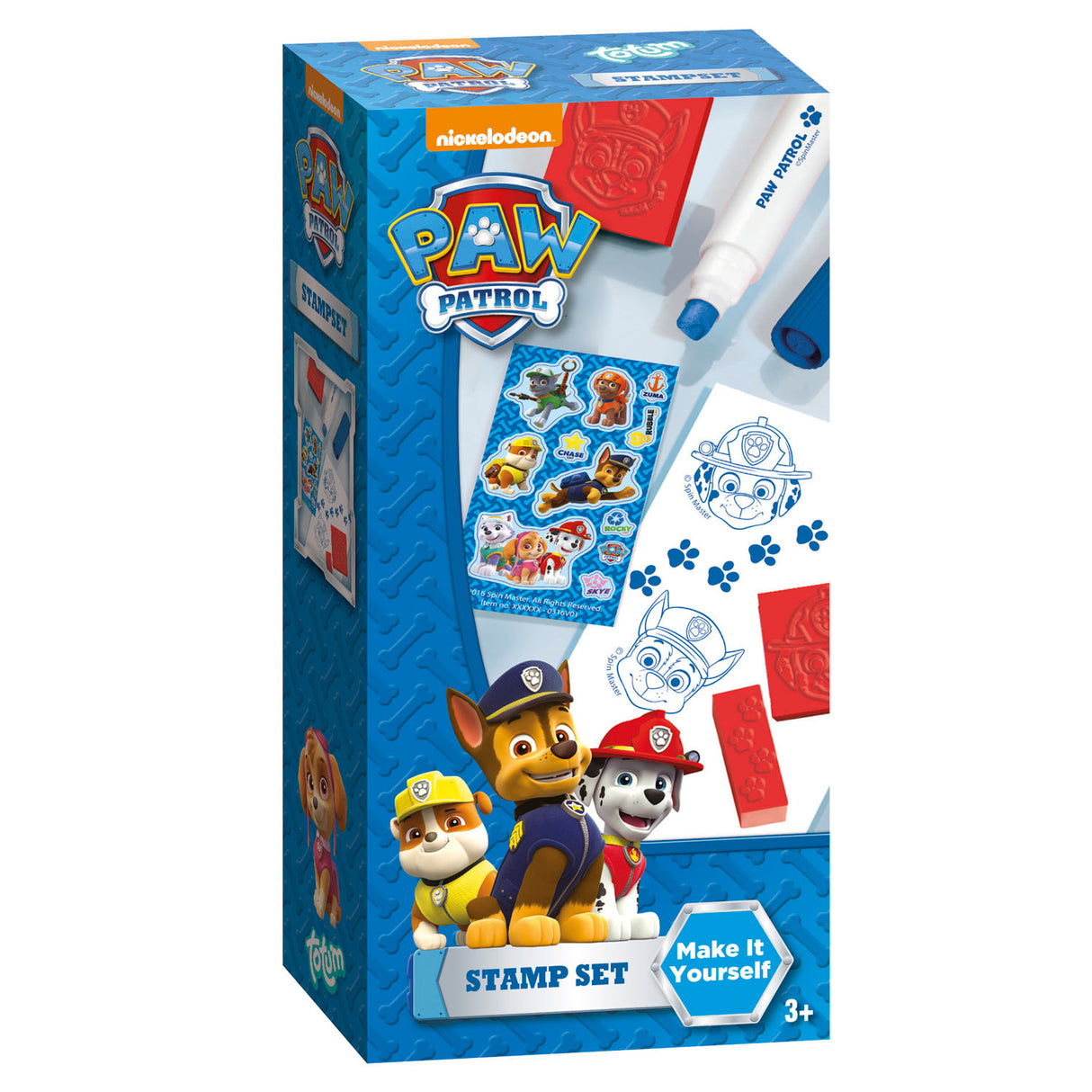 Tottum Paw Patrol - jeu de timbres