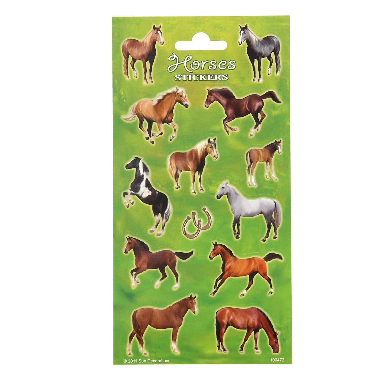 Planche d'autocollants Totum chevaux