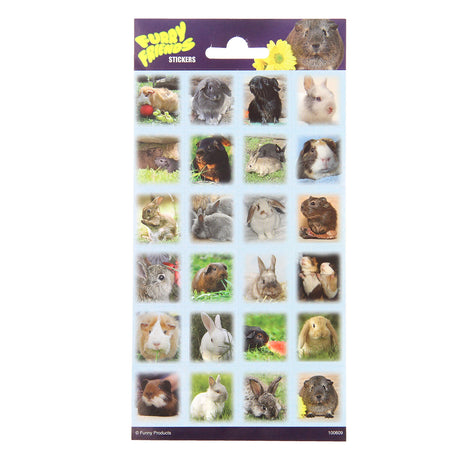 Feuille d'autocollants Totum amis pelucheux