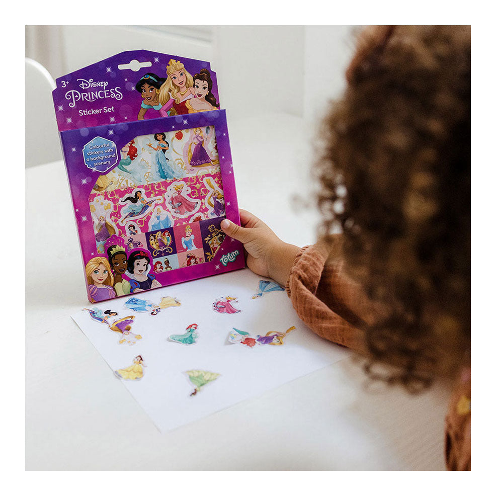 Ensemble d'autocollants de princesse Disney Tottum