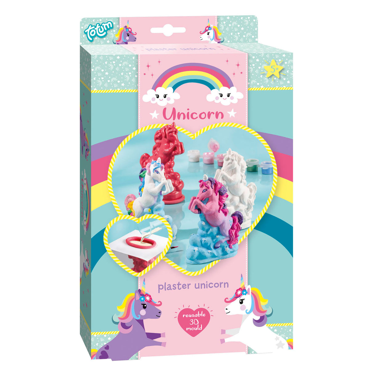Licorne Totum - moulage en plâtre
