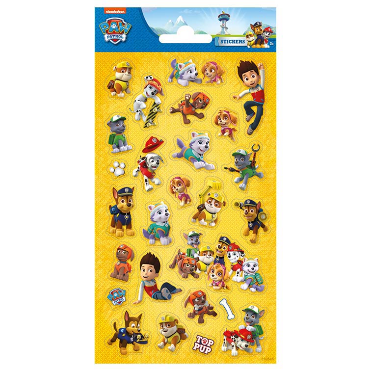 Feuille d'autocollants Totum scintillante - Paw Patrol