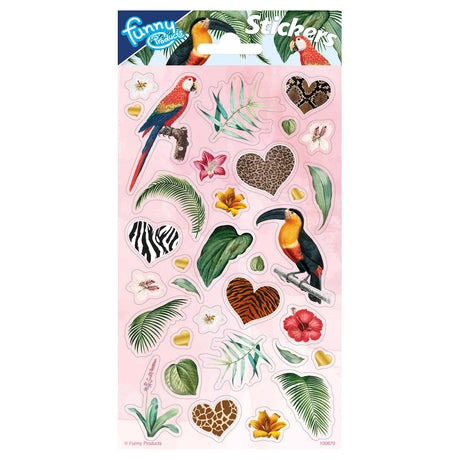 Feuille d’autocollants Totum jungle