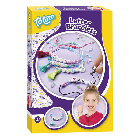 Fabriquer des bracelets lettres Totum
