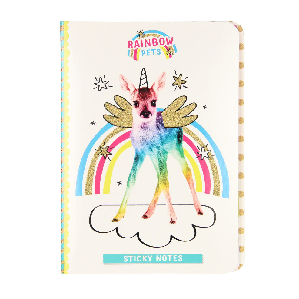 Total Rainbow Pets Sticky Notes Booklet Hert