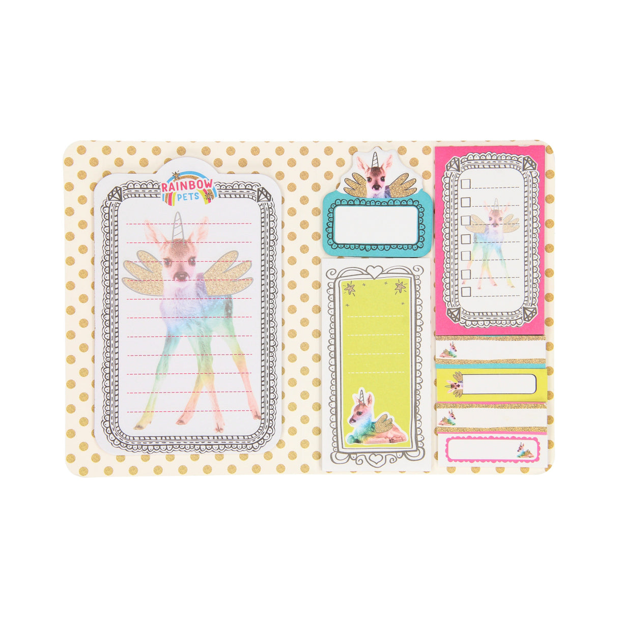 TOTUM RAINBOW PETS - Booklet Sticky Notes Hert
