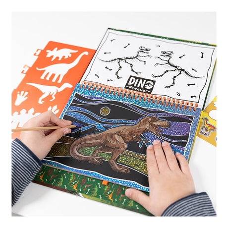 Totum dino pour toujours - livre à gratter