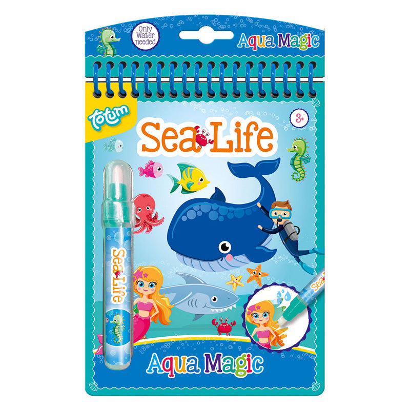 TOTUM Aqua SealLife Water Color Book