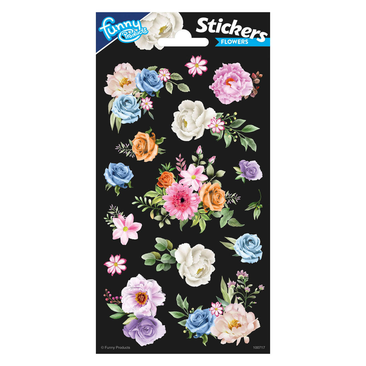 Planche d'autocollants Totum fleurs