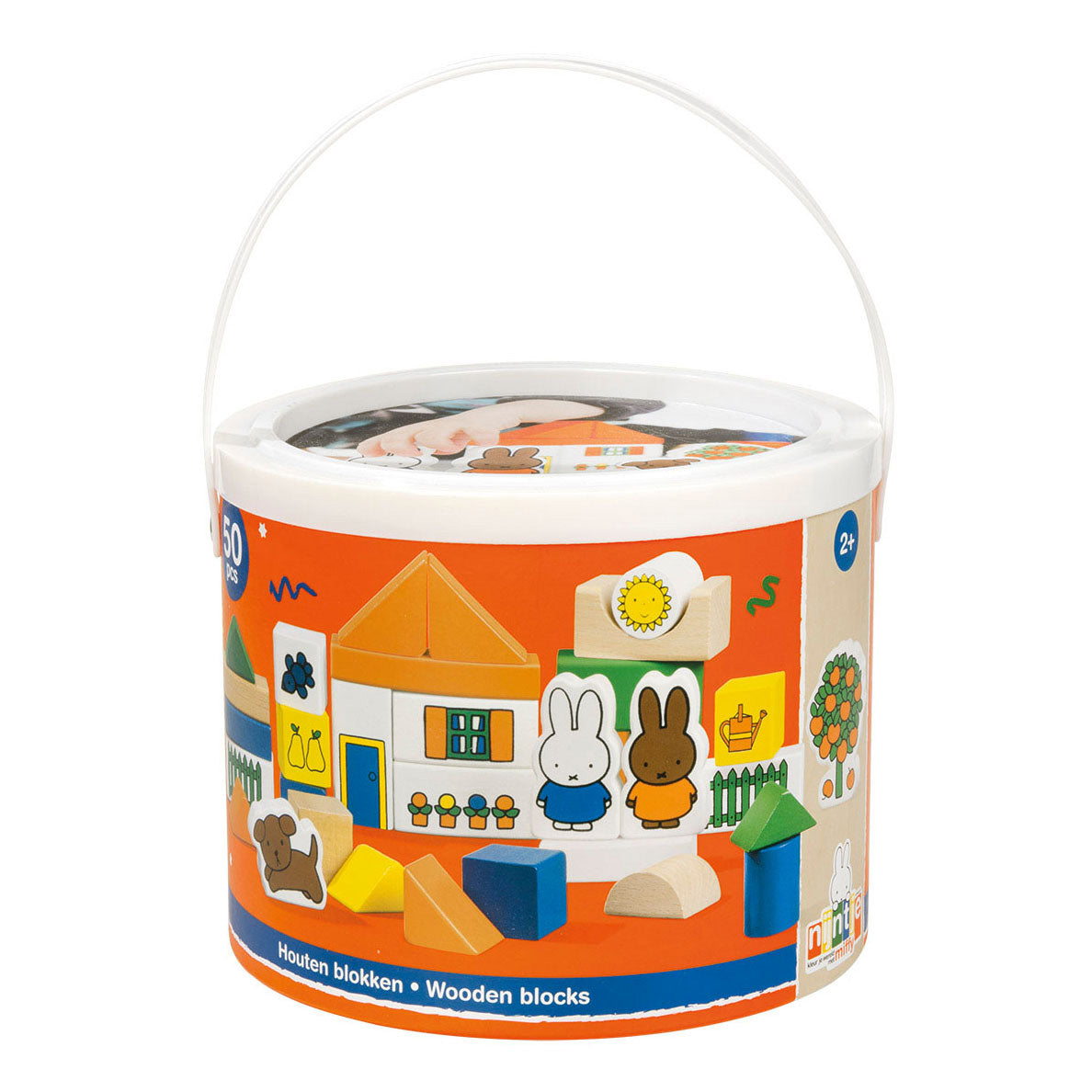 Toys Bambolino Blockton Wood Miffy, 50dlg.