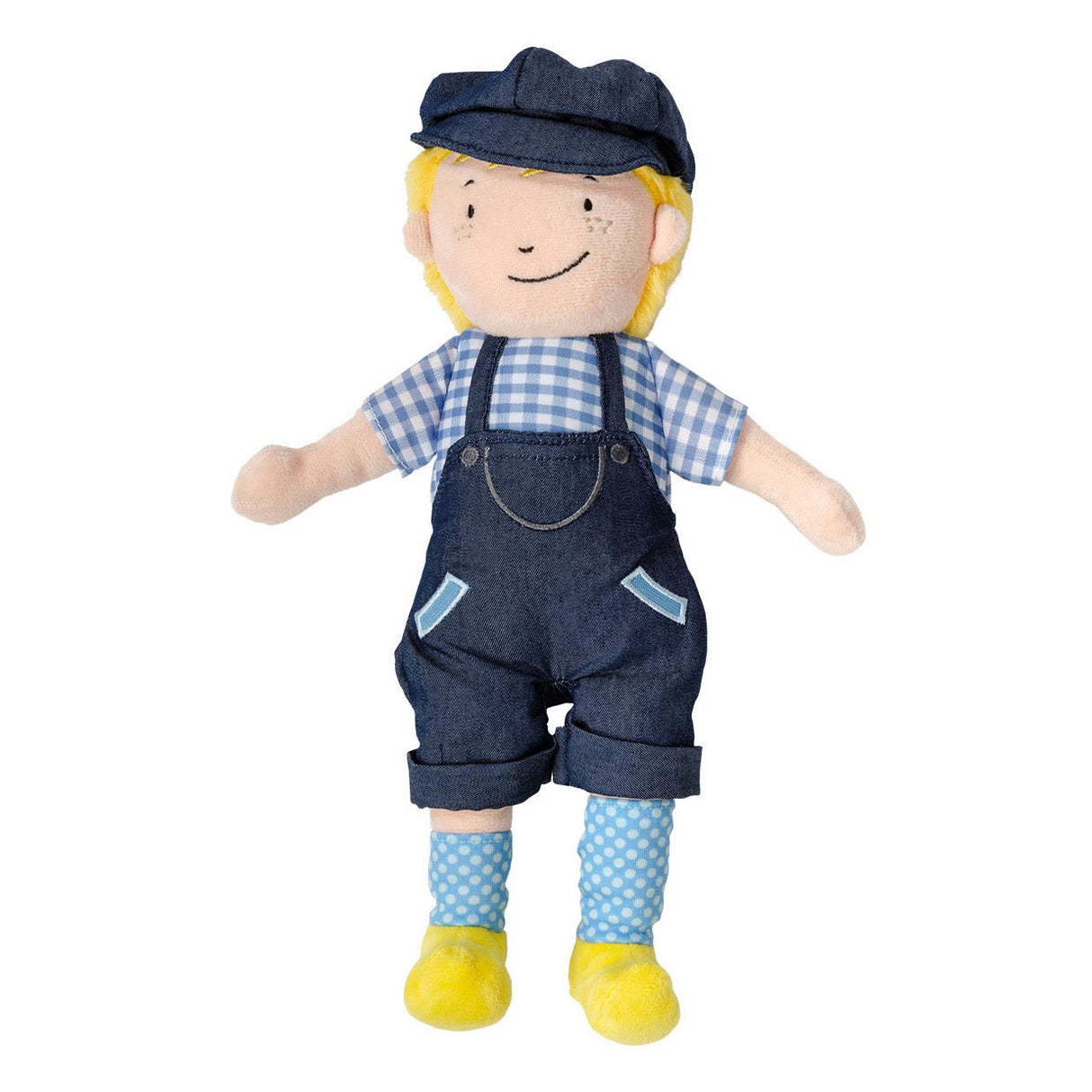 Bambolino toys knuffel pluche fien en teun - boer teun, 33cm