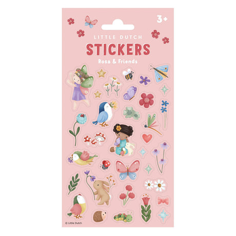 Petits autocollants hollandais Rosa Friends, 10 pcs.