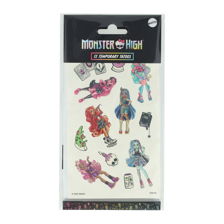 Tatouages ​​de groupe d'artisanat créatif Monster High, 12 pièces.