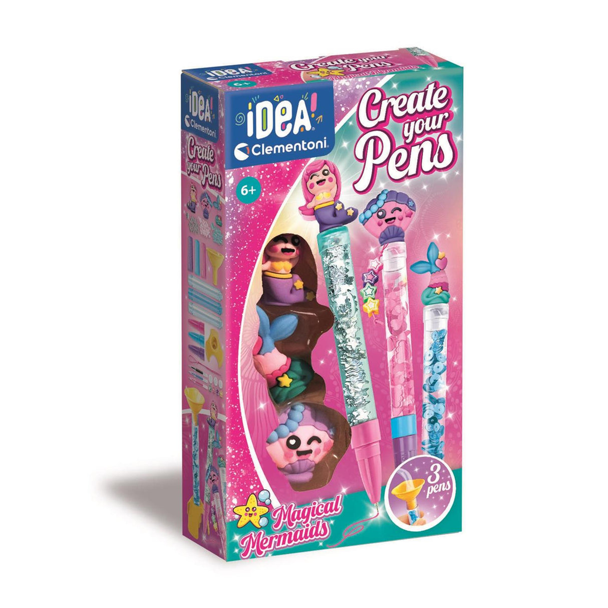 Idée Clementoni fabriquez vos propres stylos - sirènes magiques