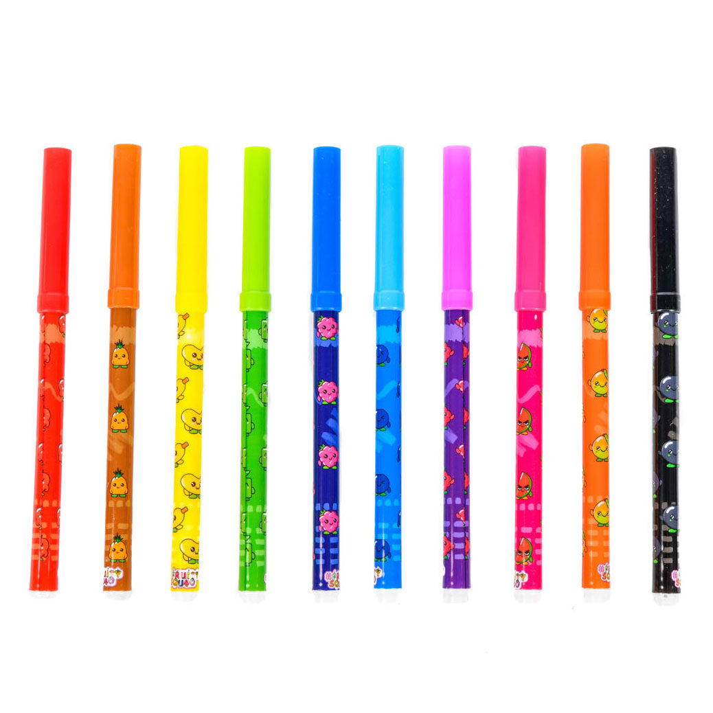 Canenco – marqueurs fruités Squad, super pointe avec parfum, 10 pièces