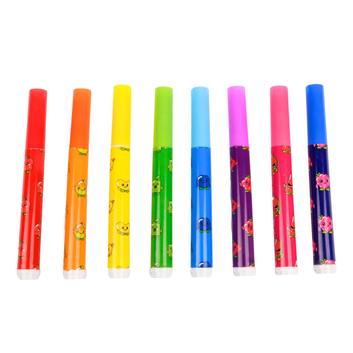 Canenco marqueurs d'escouade fruitée pointe large avec parfum, 8 pcs.