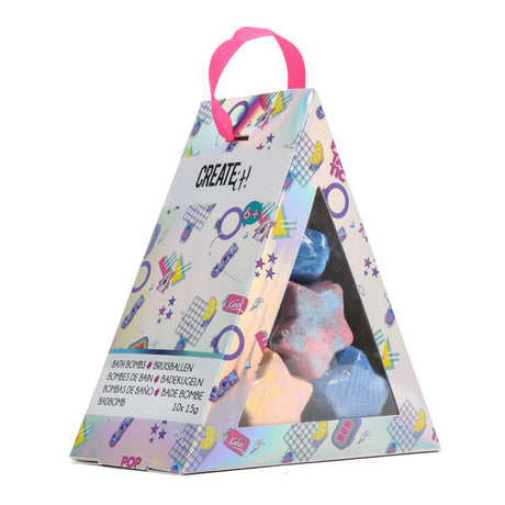 Créez-le ! bombes de bain poptastic étoile, paquet de 10