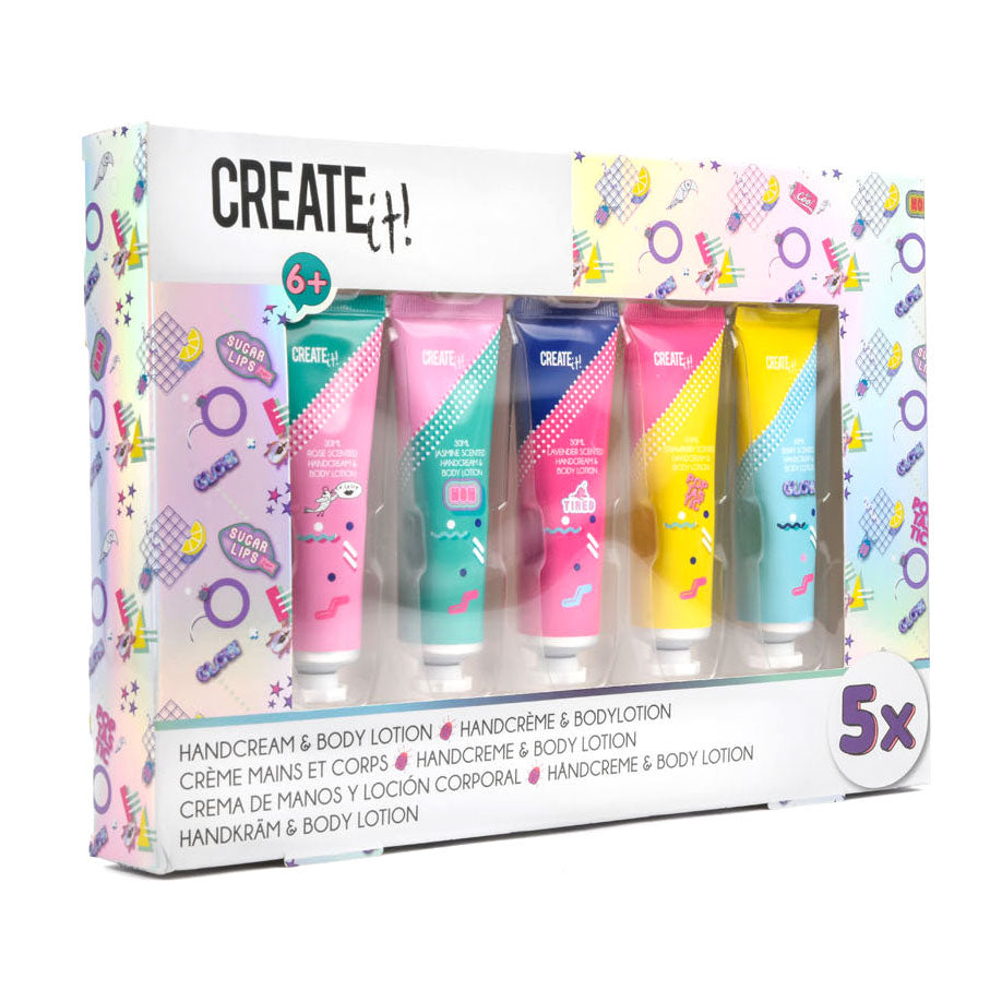 Créez-le! Crème de main et lotion pour le corps Filles poptastiques 5 pièces