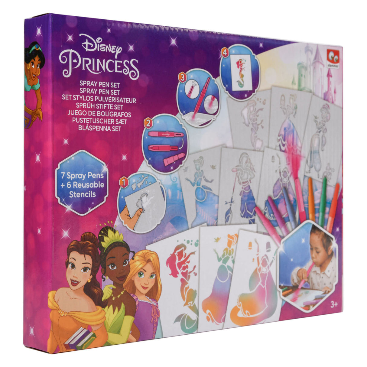 Ensemble de stylos soufflants Disney Princess