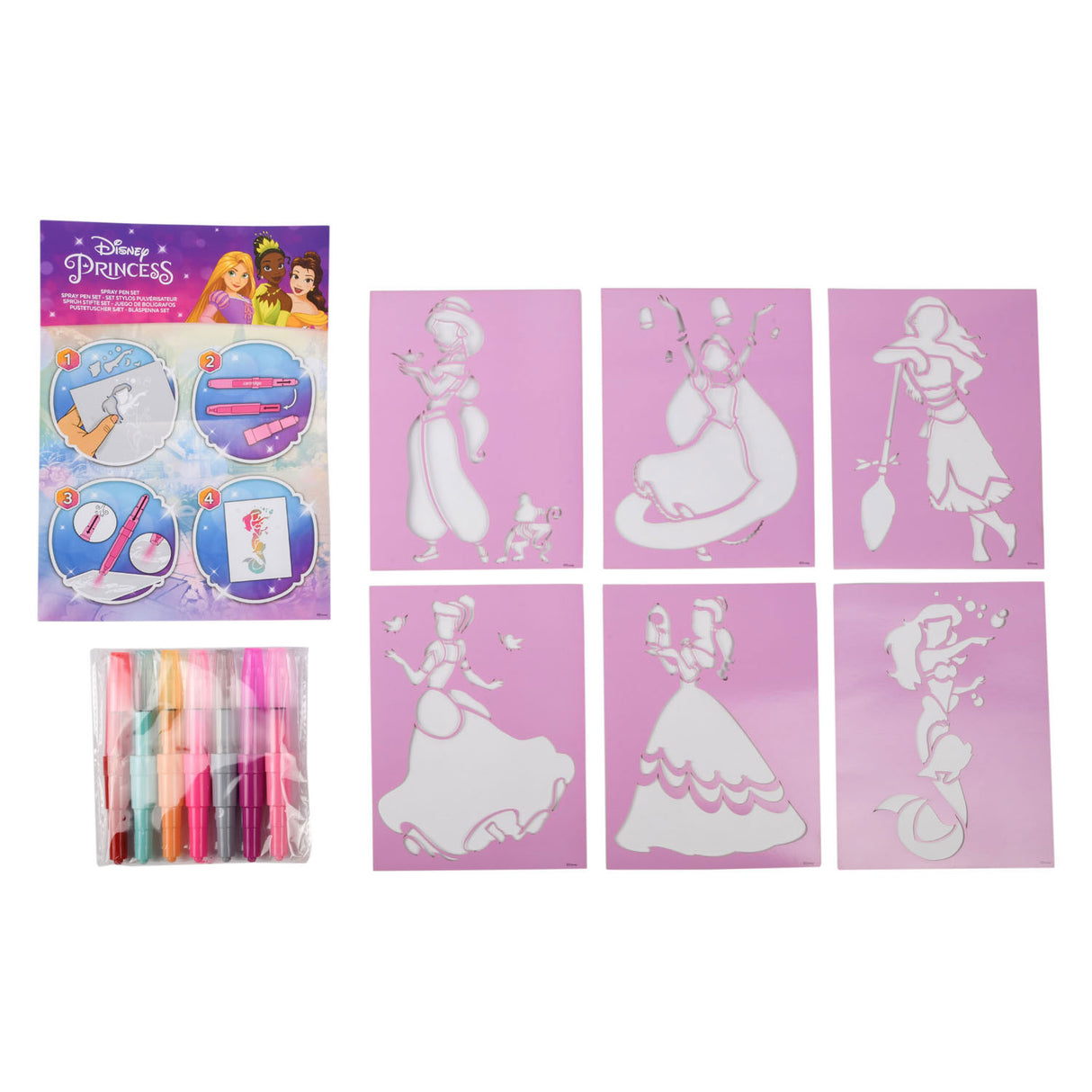 Ensemble de stylos soufflants Disney Princess
