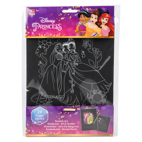 Canenco Disney Princess Scratch Art, 2 pièces.