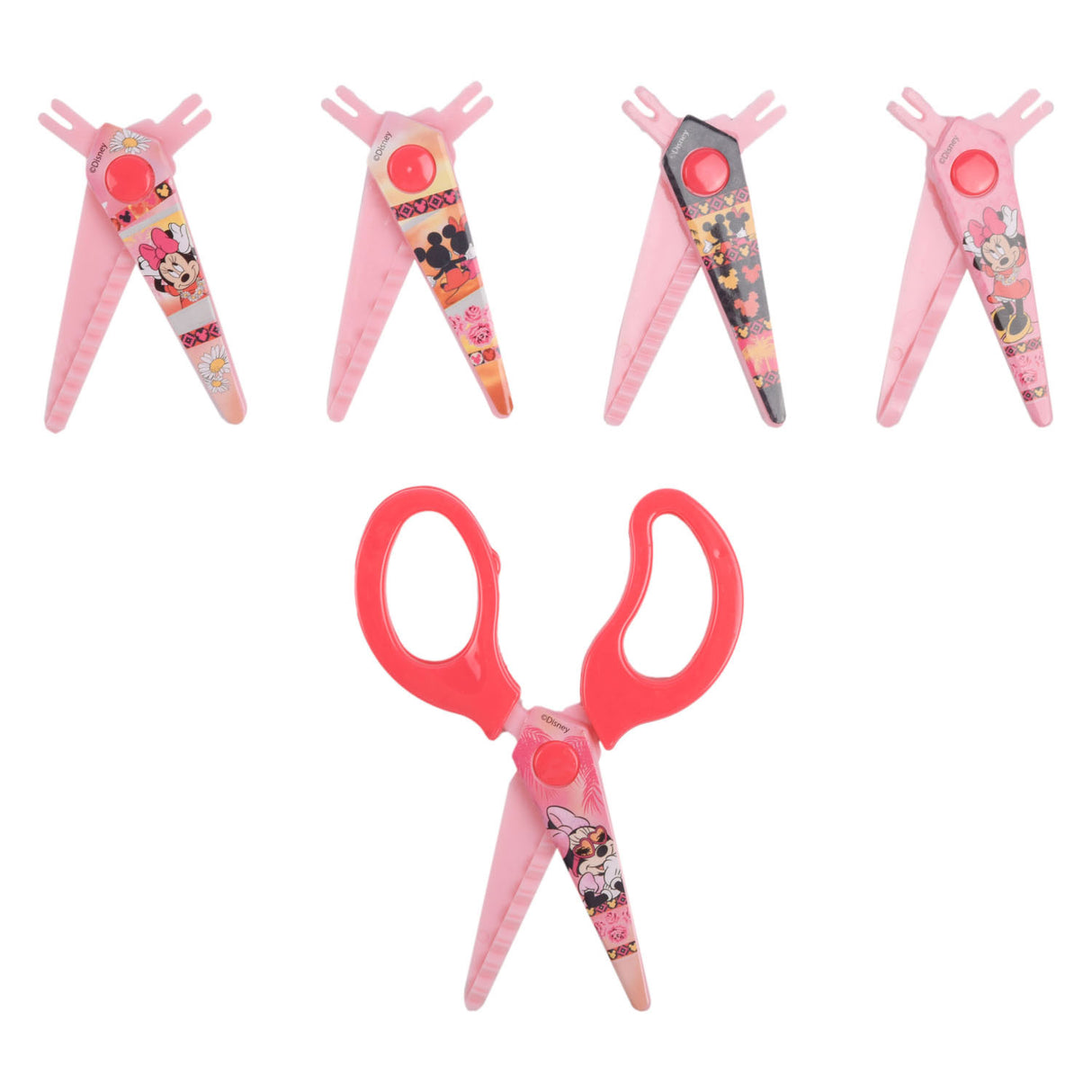 Minnie Mouse Cartel Scissors con 5 riviste di cartello