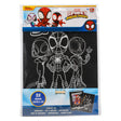 Art à gratter Spider-Man Canenco, 2 pièces.