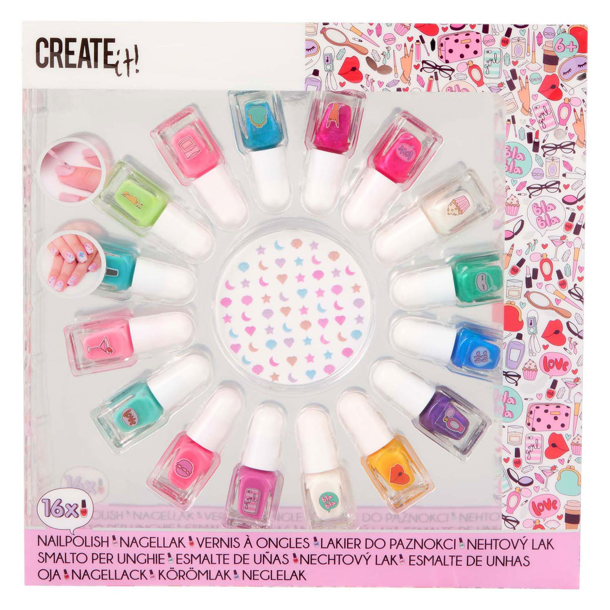 Canenco Beauty Nail Polish Set, 16st.