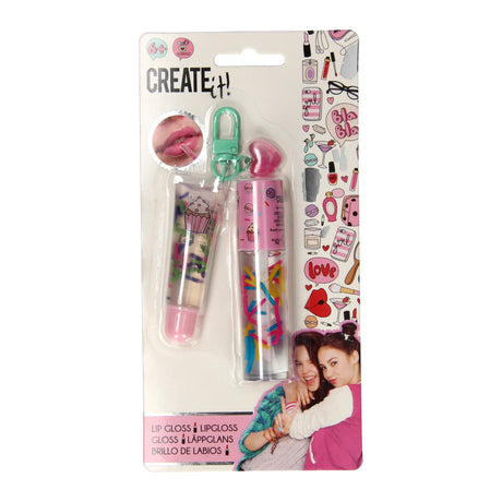 Créez-le ! pack de 2 brillants à lèvres beauté