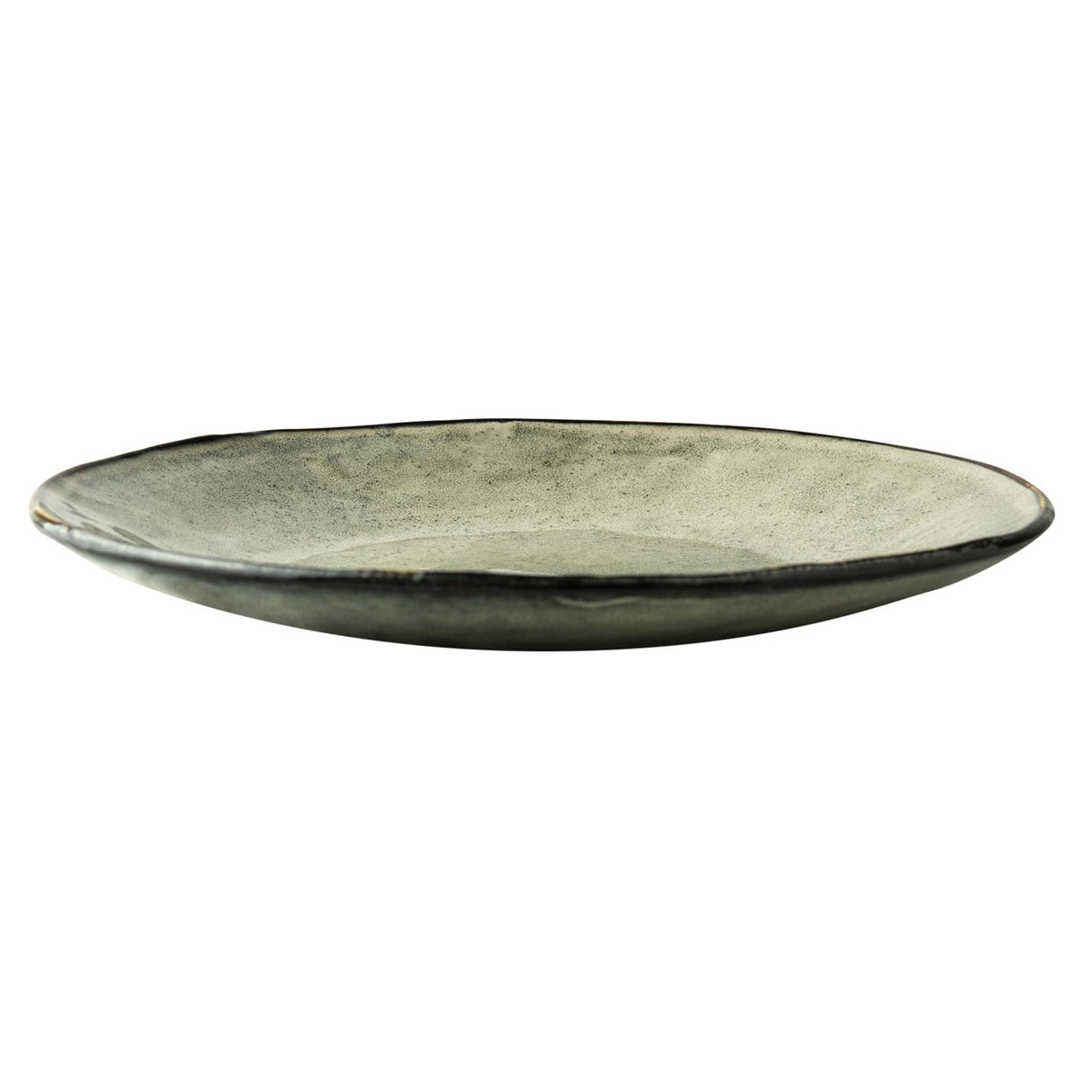 Assiette bio rose hollandaise 26,5cm vert 4 pcs