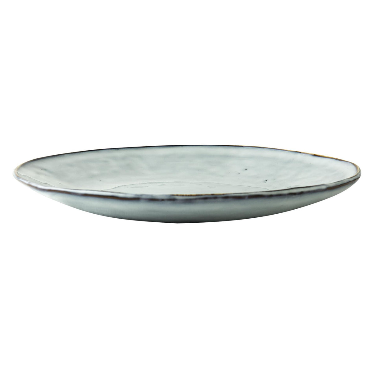 Assiette bio rose hollandaise 26,5cm bleue 4 pcs