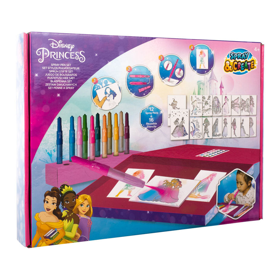 Disney Princess - Coffret de stylos soufflants de luxe