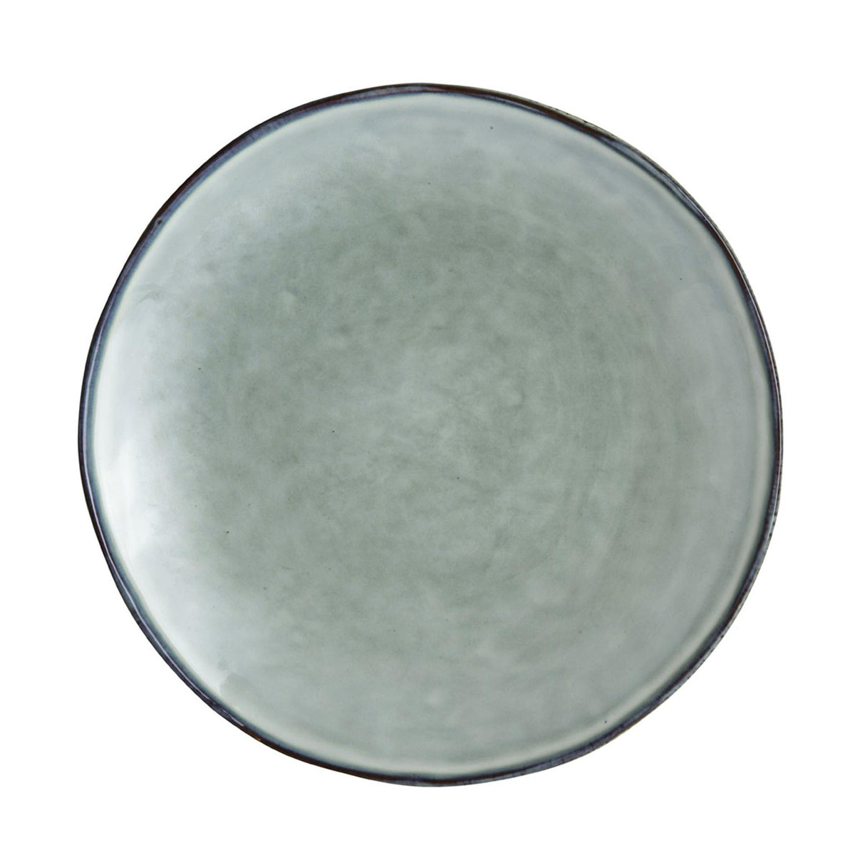 Assiette bio rose hollandaise 26,5cm bleue 4 pcs