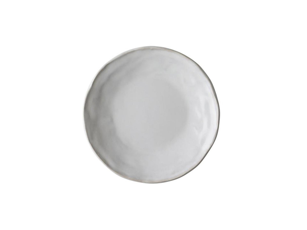 Assiette bio rose hollandaise 17cm blanche 4 pcs