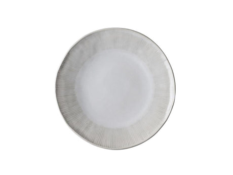 Assiette bio rose hollandaise 21,5cm blanche 4 pcs