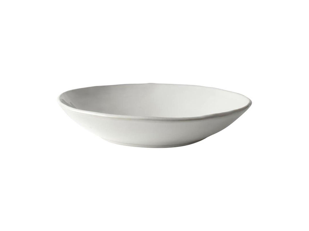 Assiette creuse bio Dutch Rose Ø23,5cm blanche boîte de 4 pièces