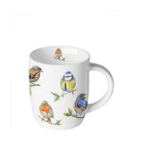 Mug Ambiente 0,2l espèces d'oiseaux blanc