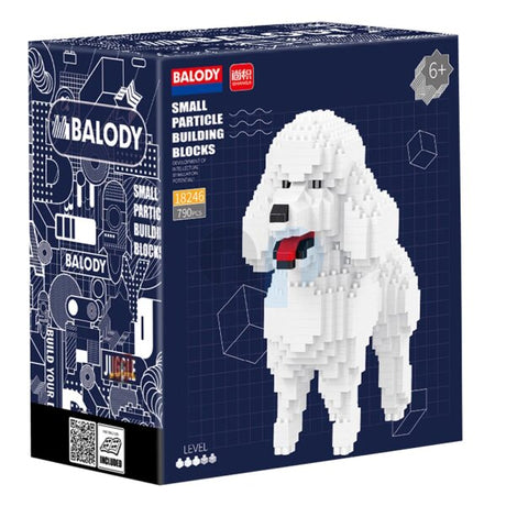 Balody caniche chien avec nanoblocs mini blocs de construction lego 790 pièces