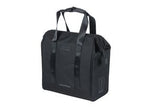 Basil Grand Bicycle Shopper Black Water -tilbagevendende taske til elektriske cykler, 23L