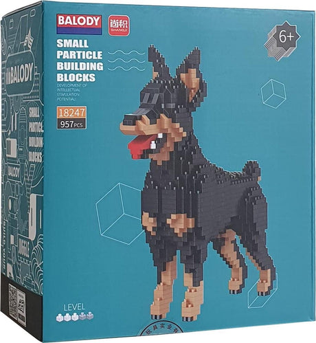 Balody floatman chien avec nanoblocs mini blocs de construction Lego 957 pièces