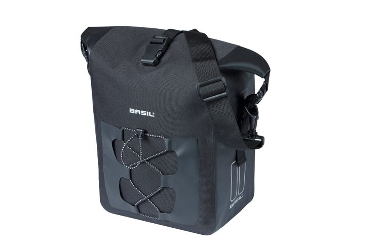 Basil Navigator m Sac à vélo imperméable noir