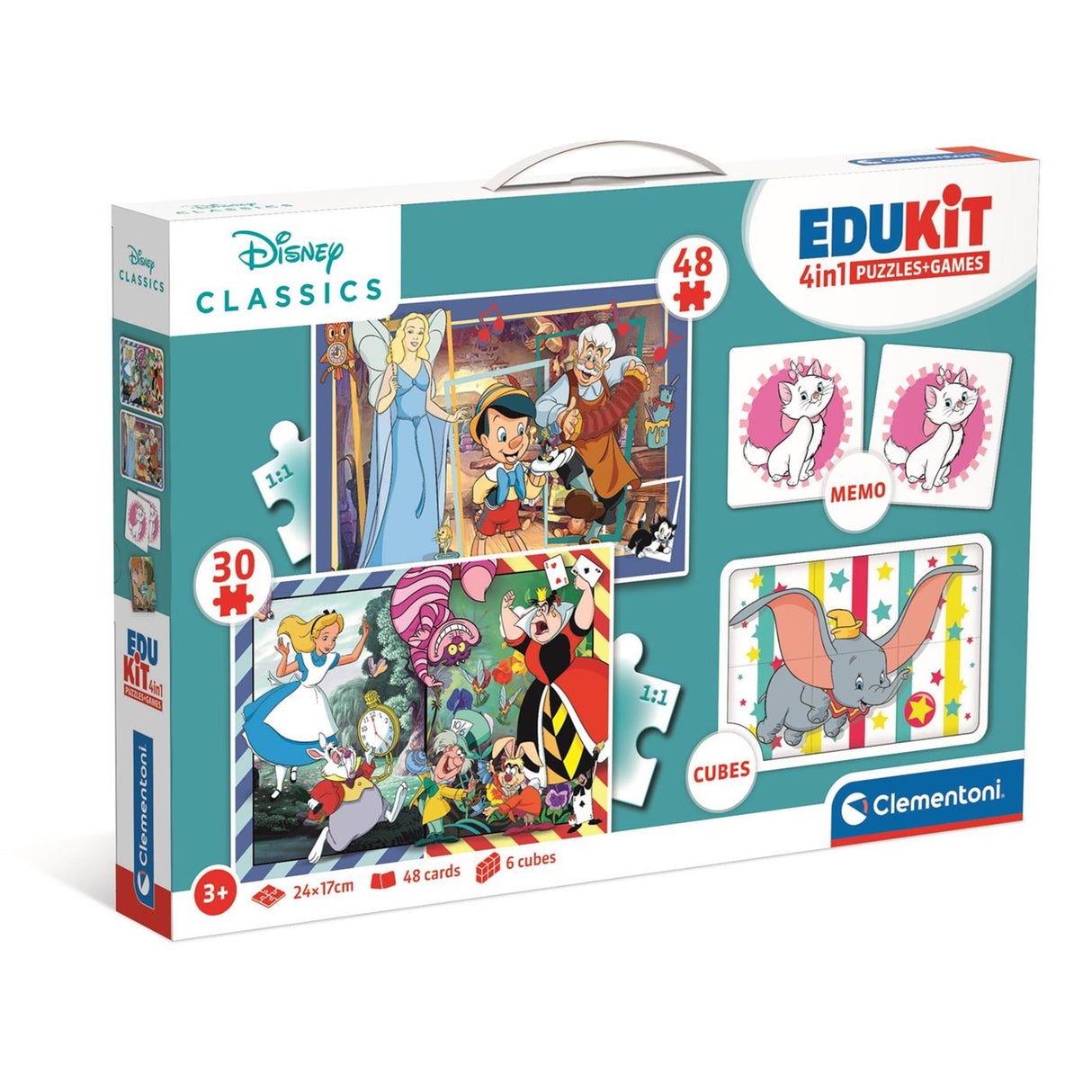 Clementoni edukit 4-en-1 classiques Disney