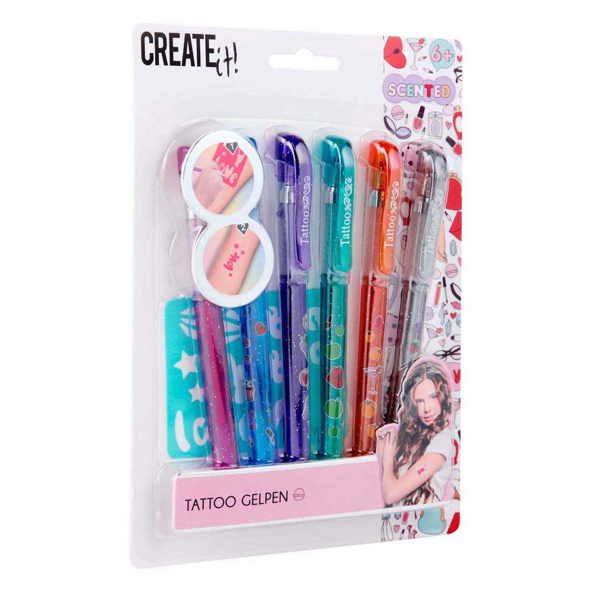 Créez-le ! stylos gel pour tatouage de beauté, 6 pcs.