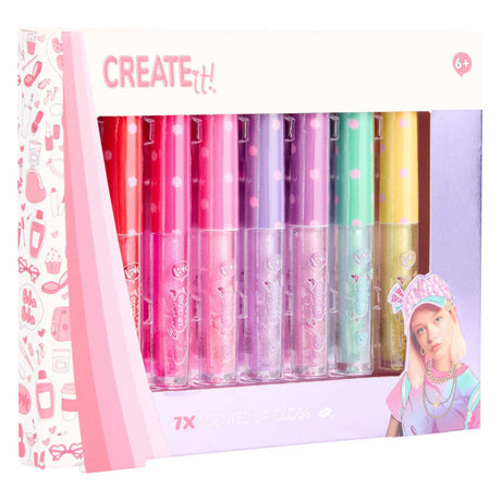 Créez-le ! create it brillant à lèvres parfum paillettes, 7 pcs.