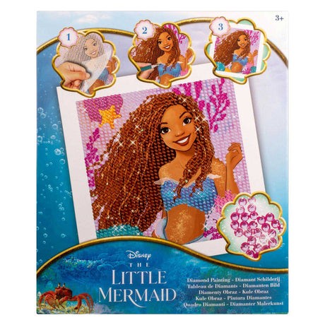 Canenco la petite sirène mosaïque strass