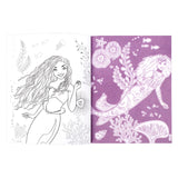 Canenco la petite sirène feutre art et livre de coloriage