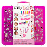 Créez-le! Maquillage de beauté ensemble dans une valise de luxe